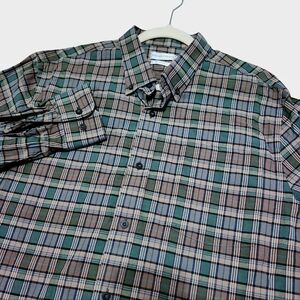 Southern Proper Mens Tailored Fit Button-down Plaid Shirt‎ Size XL